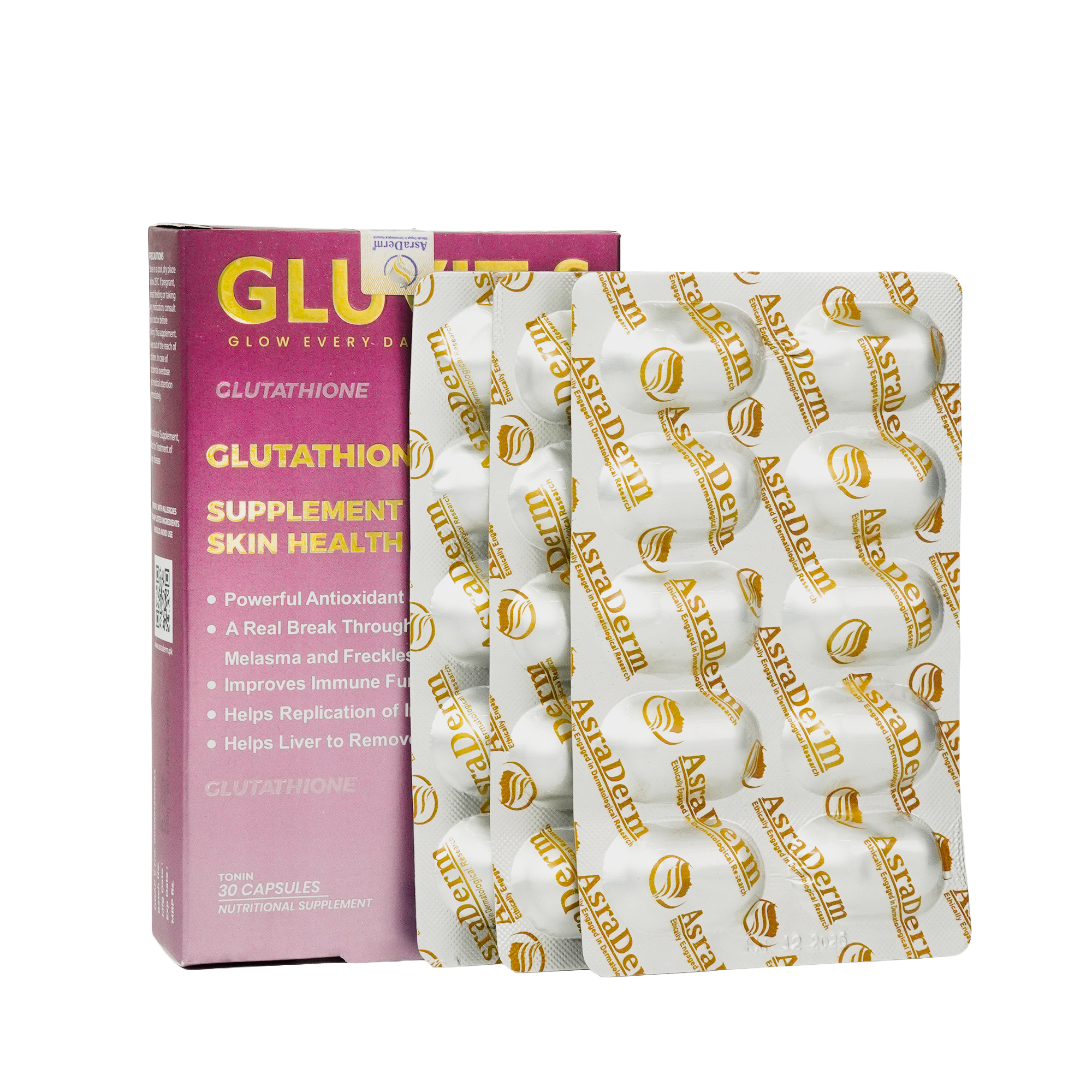 Best Glutathione 500 mg Skin Whitening Capsules in Pakistan