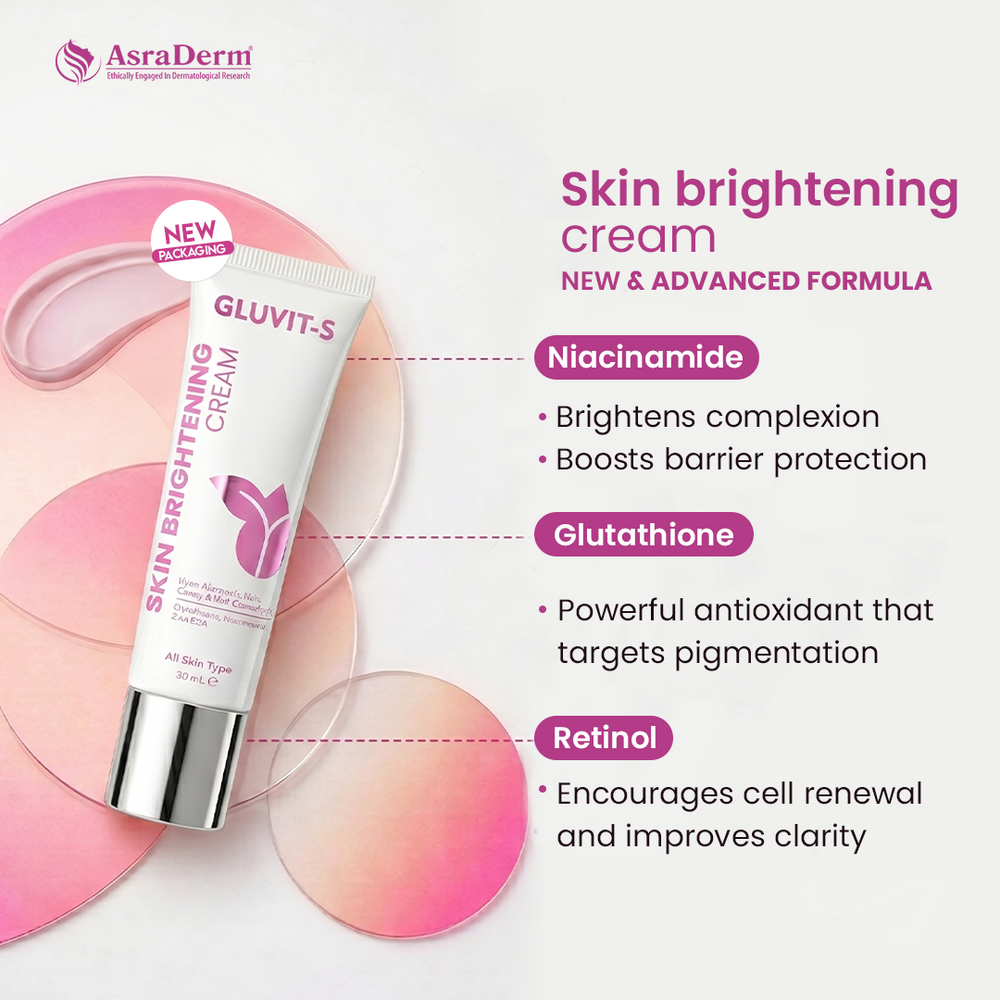 Best Face Whitening Cream in Pakistan by Gluvit-s