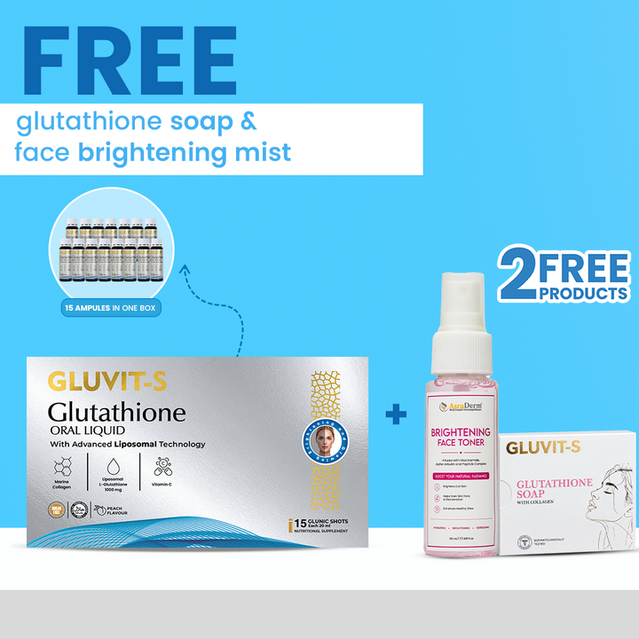 Glutathione oral liquid Drinkable 15 Shots