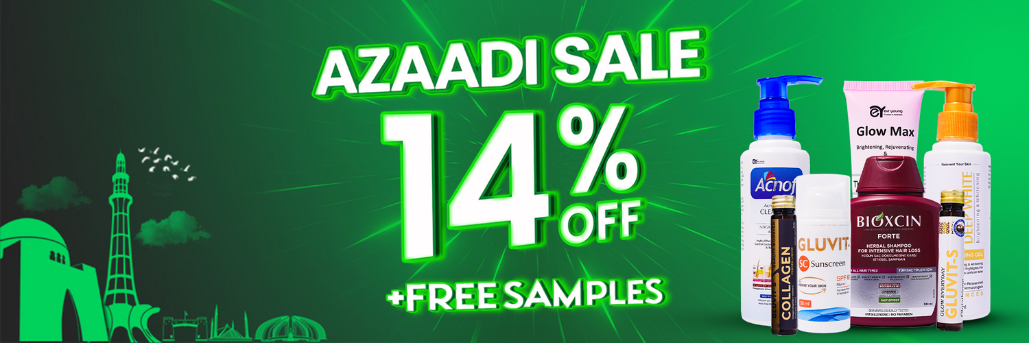 Asraderm Azadi Sale - FLAT 14% Off on entire stock