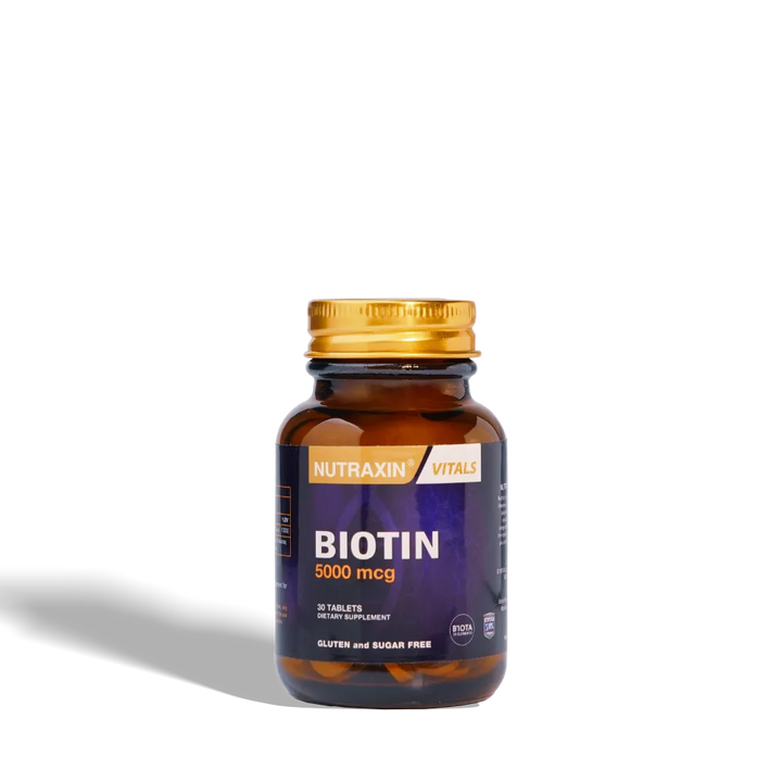 Nutraxin Biotin Tablets 5000 mcg