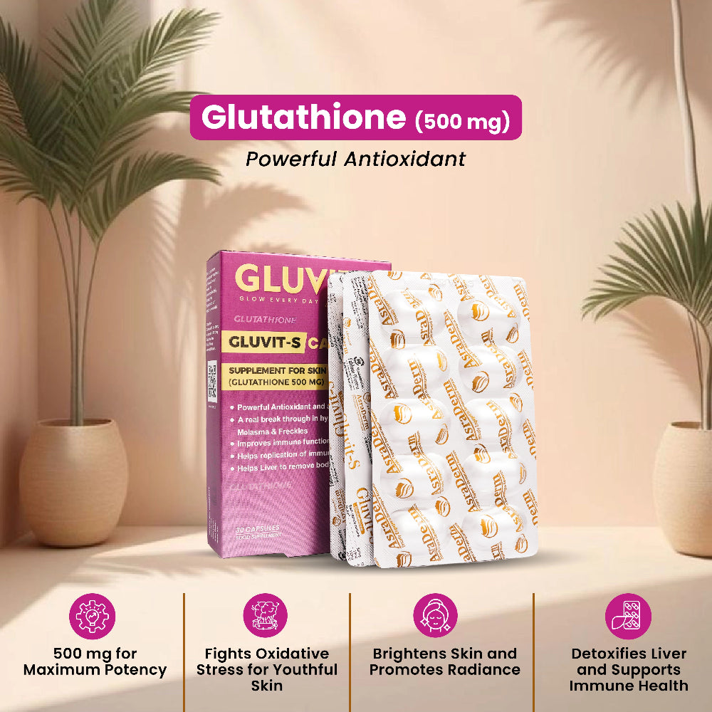 Best Glutathione 500 mg Skin Whitening Capsules in Pakistan