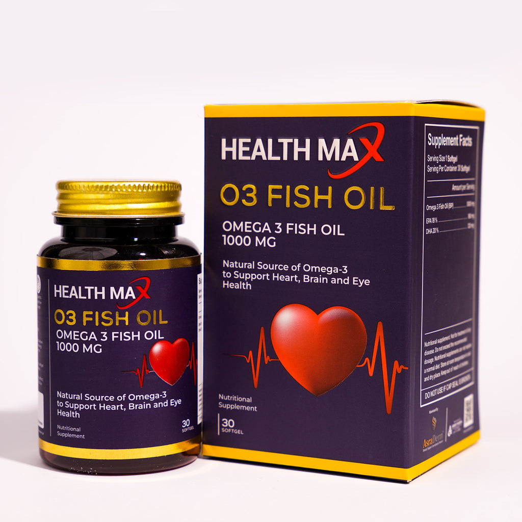 Best Omega3 Supplement in Pakistan Health Max O3 Fish Oil