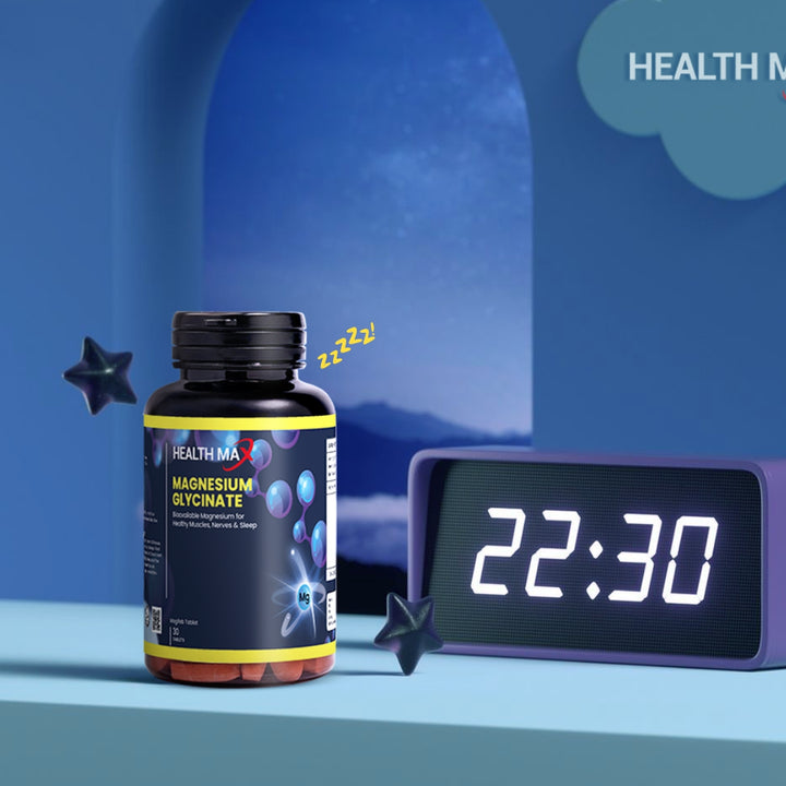 Health Max Magnesium Glycinate 1000 mg - shop now at asraderm