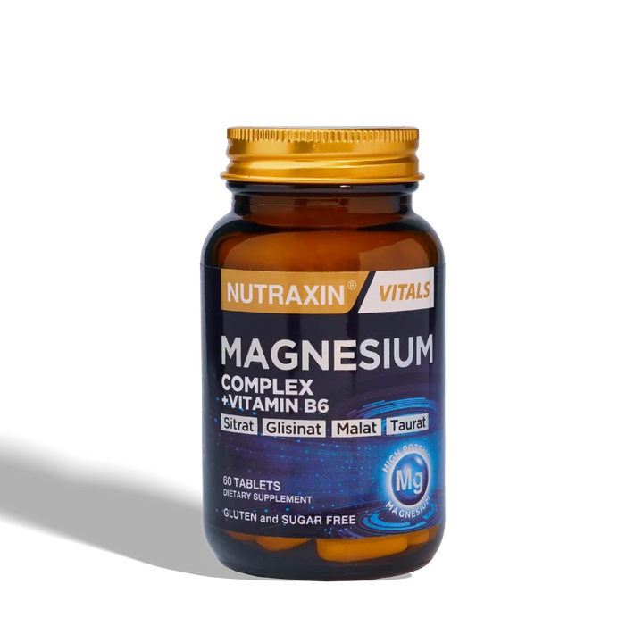 Nutraxin Magnesium Complex Tablets with Vitamin B6 | Best Magnesium supplements in Pakistan