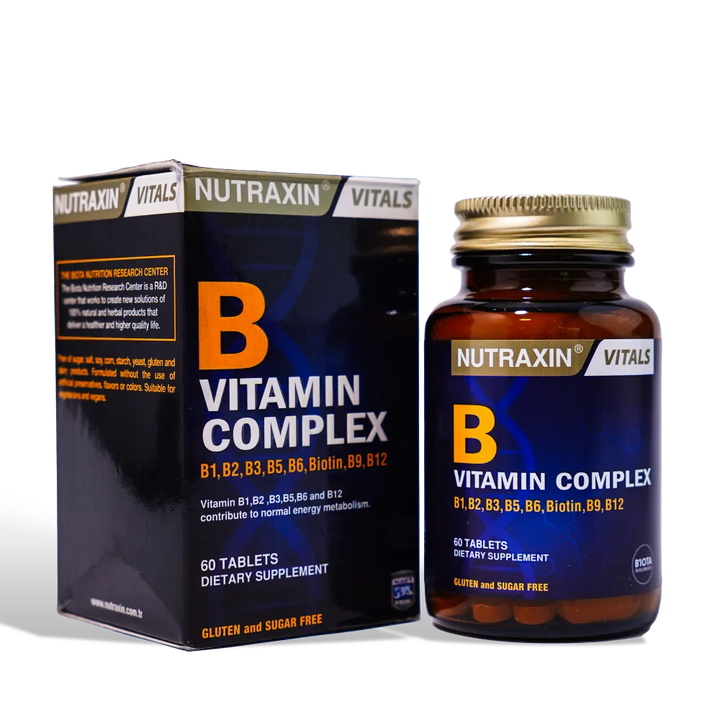 Nutrin B Complex Nutraxin Vitamin B Complex Tablets: For Energy, Skin & More