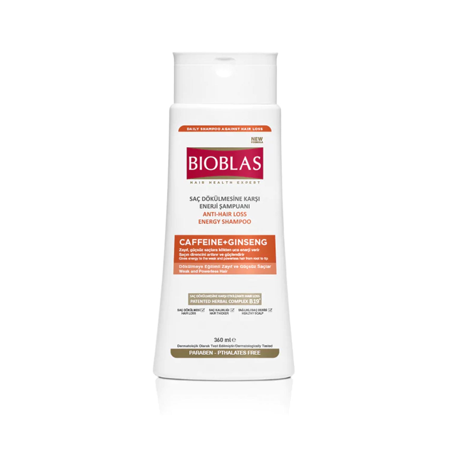 Bioblas AntiHair Loss Caffeine & Ginseng Shampoo